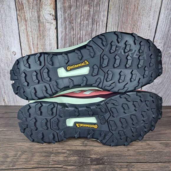 Adidas Terrex AX4 Primegreen Wonder Red Trail Shoes Women's Sz 9.5 (Worn Once) - Picture 8 of 9